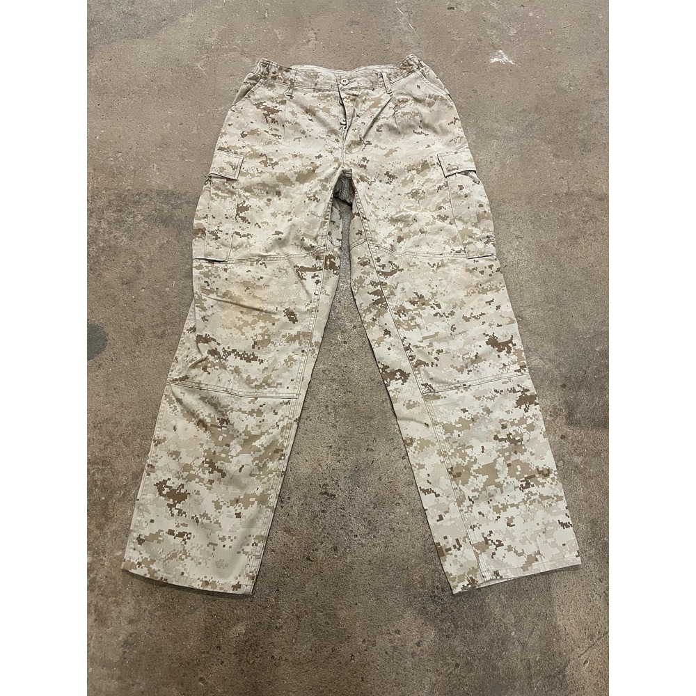 American Apparel Pants Mens 33x31 Beige Desert MARPAT Camo Cargo USMC Military